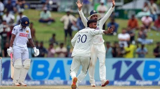 India vs Sri Lanka 2nd Test: India Fight Back on Day 4 as Manav Suthar Makes an Impact